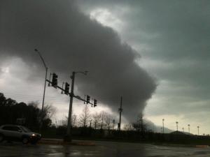 Does this look like a tornado to you? Yeah. Me too. (It wasn't, but it was still enough to scare me.)